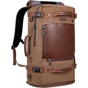 Travel Backpack for Men Women Carry on Luggage Backpack Canvas Rucksack